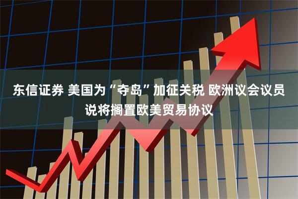东信证券 美国为“夺岛”加征关税 欧洲议会议员说将搁置欧美贸易协议