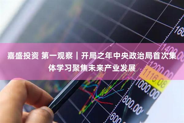 嘉盛投资 第一观察｜开局之年中央政治局首次集体学习聚焦未来产业发展
